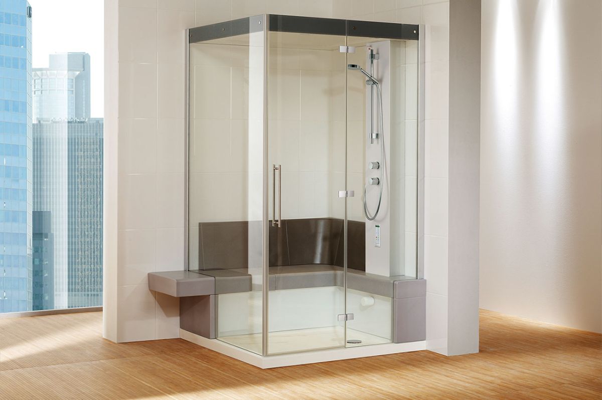 Preisgekrönte Wellness Duschkabine Aspen: Dampfdusche für 2 Personen