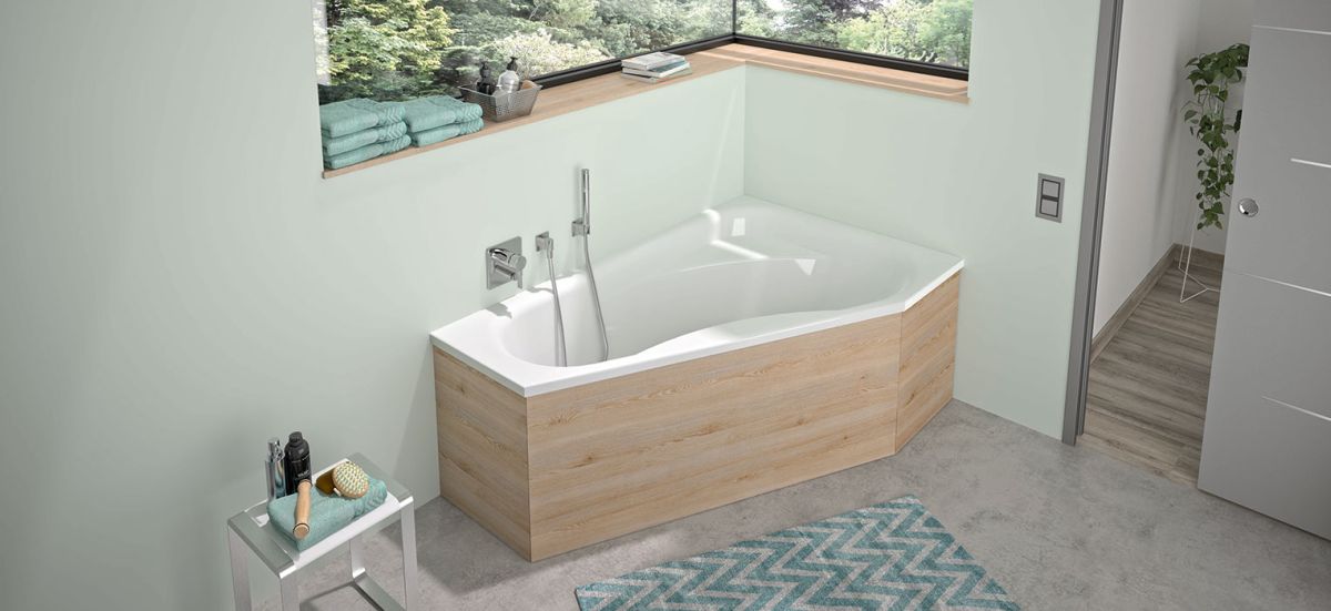 Serie Tika für das kleine moderne Bad mit eleganten Wohnideen fürs Bad