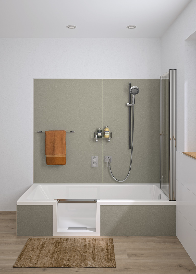 Repabad Duschbadewanne Livorno Mono Easy Repaneel Schilf